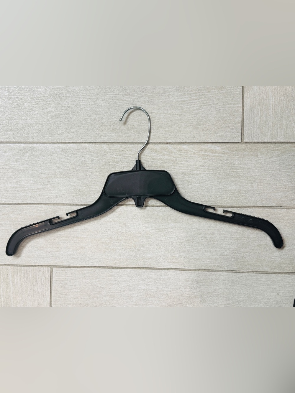 50 Black Swivel Hook Hangers - Black Hook, Black - Plastic Clothing Hangers